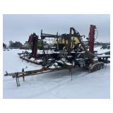 Homemade Log Splitter On Trailer