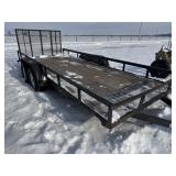 18ï¿½ Tandem Axle Trailer - no title