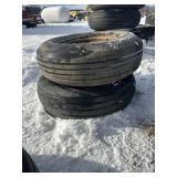 2-  9.5L-14 Tire On 12 Lug Rims