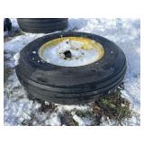 Harrow Track 6.70-15 Tire On 12 Lug Rim