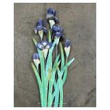 3ft Metal Iris Decor