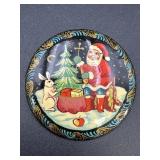 Vtg. Hand Painted Russian Brooch