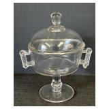 Dome Lidded Pedestal Candy Dish w/