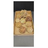 Ornaments- Wood Chips, Seagrass, Grape