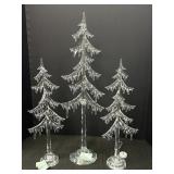 3 Robert Stanley LED Acrylic Trees 18-24"