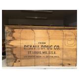 Rexall Drug Co. Wood & Wire Crate