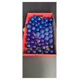 Variety of Blue & Purple Glass Ornaments
