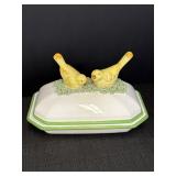 Seymour Mann Aviary Collection covered casserole,