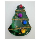 Christmas Tree Pin Resin 2.25in long