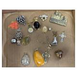 Misc Necklace Pendants, Crosses, Flowers