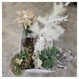 Holiday Decor- Poinsettia, Succulent Decor, T