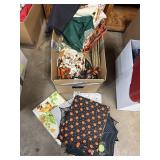 Tablecloths, placemats, scrap material - fall &