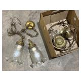 2 Hanging Light Fixtures