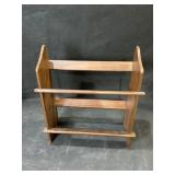 Two Tier Book Trough shelf