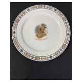 Indian Chief restaurant ironstone plate