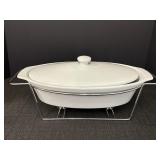 Housewares International white oval casserole