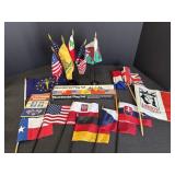 Bicentennial Flag set & misc flags