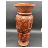Wood Carved Umbrella Stand