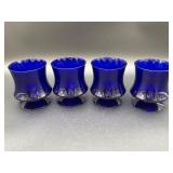 (4) Cobalt Blue Glasses