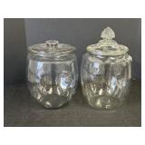 11 & 14" Glass Candy or Apothecary Jars