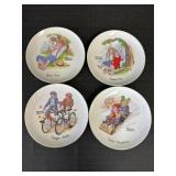 Norman Rockwell 6in Seasonal Plates