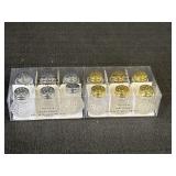 12 Mini Individual Salt & Pepper Shakers