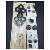 Indian Head Nickle Shank Buttons &