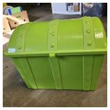 Green Plastic Chest Storage Container