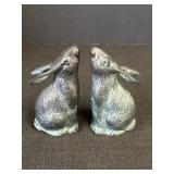 5.5" Metal Bunnies Bookends Andrea  by Sadek