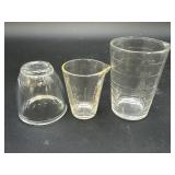 Glasgow Measuring Cup 2.5in tall, Glass