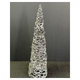 18.5" Iced Vine Cone Tree