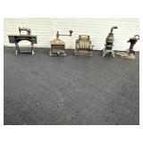 5 Durham miniature die cast metal trinkets