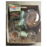 Fondue Set, Cheese Plate, lced Greenery