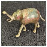 Vintage Brass Elephant Figurine