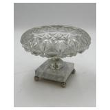 6.5" Heavy Glass Compote