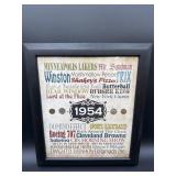 American Coin Treasures 1954 Framed