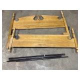 Queen size Maple Headboard, Footboard