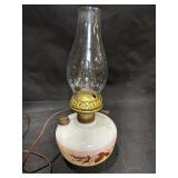 Antique Oil Lamp converted to Electric