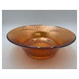 Marigold Carnival Depression Glass Bowl