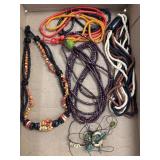 Variety of Colored Beaded Necklaces