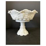 8" Westmoreland paneled grape compote