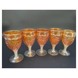 Marigold Carnival Grape Design Wine Glasses- 2oz