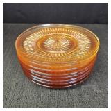 Vintage Marigold Carinval Glass Plates