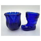 Cobalt Blue Toothpick Holders
