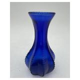 Cobalt Blue Glass Bud Vase