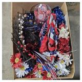 Fourth of July Decor- Wreaths, Flowers, Bows,