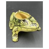 Pottery Frog Planter