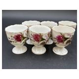 (6) Porcelain Egg Cups   2in tall