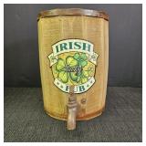 Irish Lucky Pub Wooden Barrel Decor