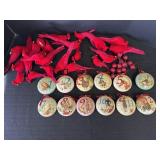 12 Days of Christmas & Cardinal Ornaments